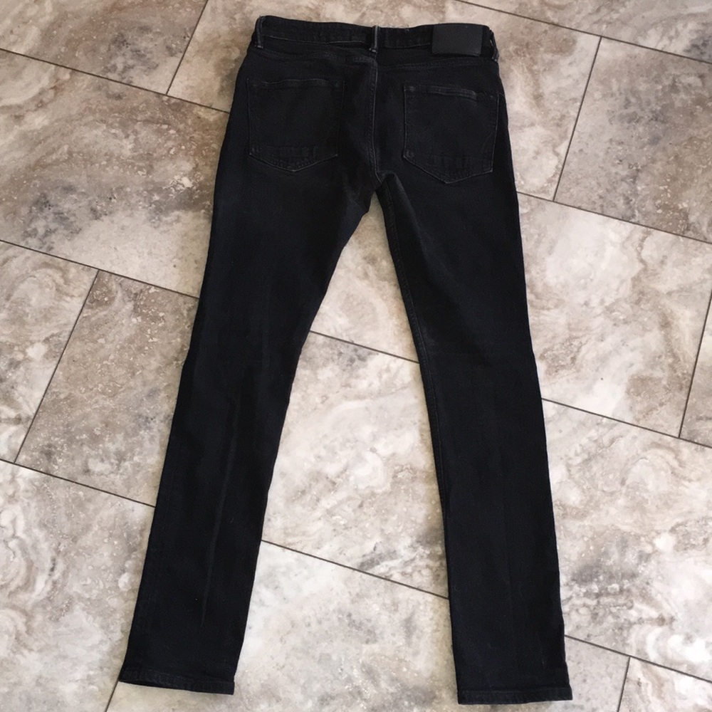 All saints black denim jeans - Picture 3 of 4